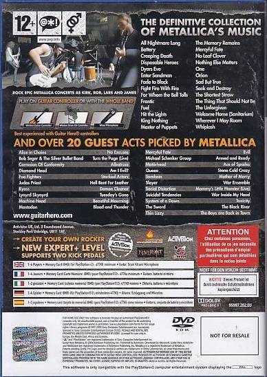 Guitar Hero Metallica - PS2 (B Grade) (Genbrug)